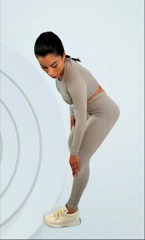 set fitness d'entraînement taille haute