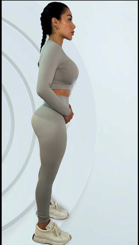 set fitness d'entraînement taille haute
