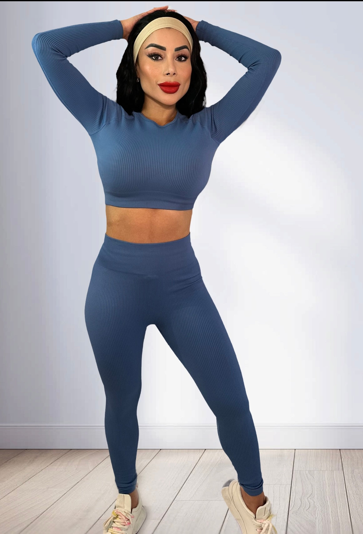 set fitness d'entraînement taille haute